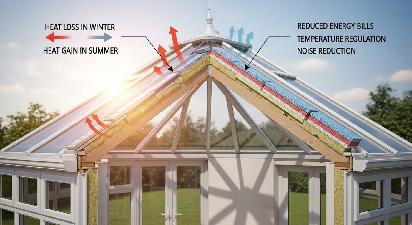 Why Conservatory Roof Insulation Is Essential