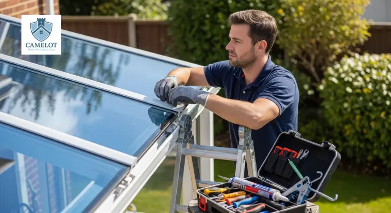 Re-seating or Replacing Roof Panels of a conservatory roof