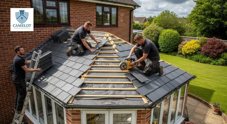 tiled roofing 