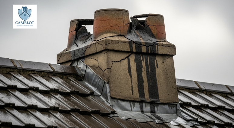 Cracked or Damaged Chimney Crown