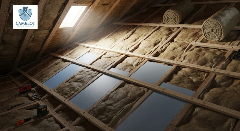 Install Insulation Between Rafters